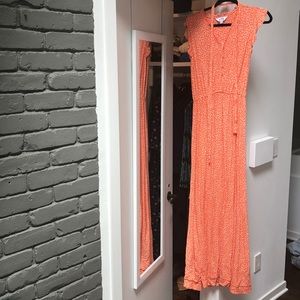 Maxi orange floral dress from Long Tall Sally